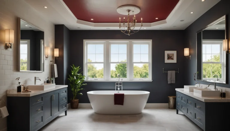 plafond salle de bain peinture